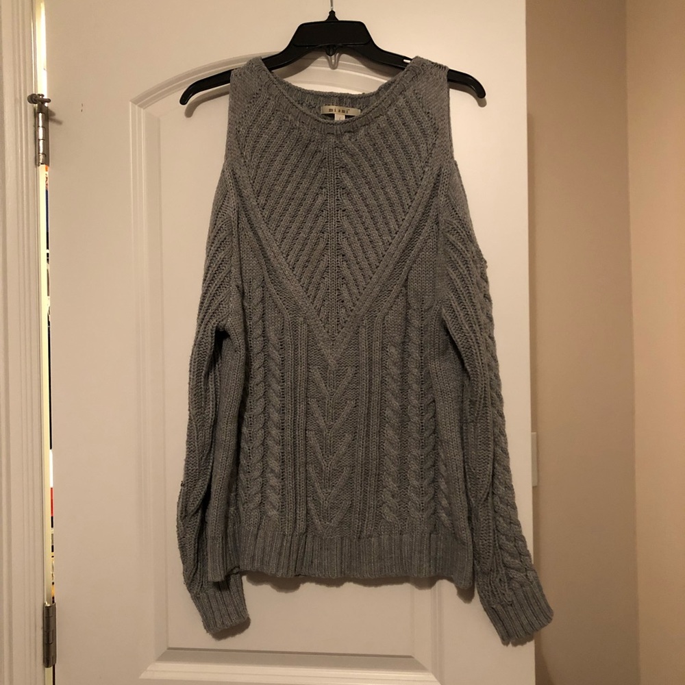 Grey boutique sweater